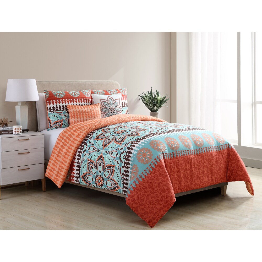 Orange Comforter Sets Find Great Bedding Deals Shopping At Overstock
