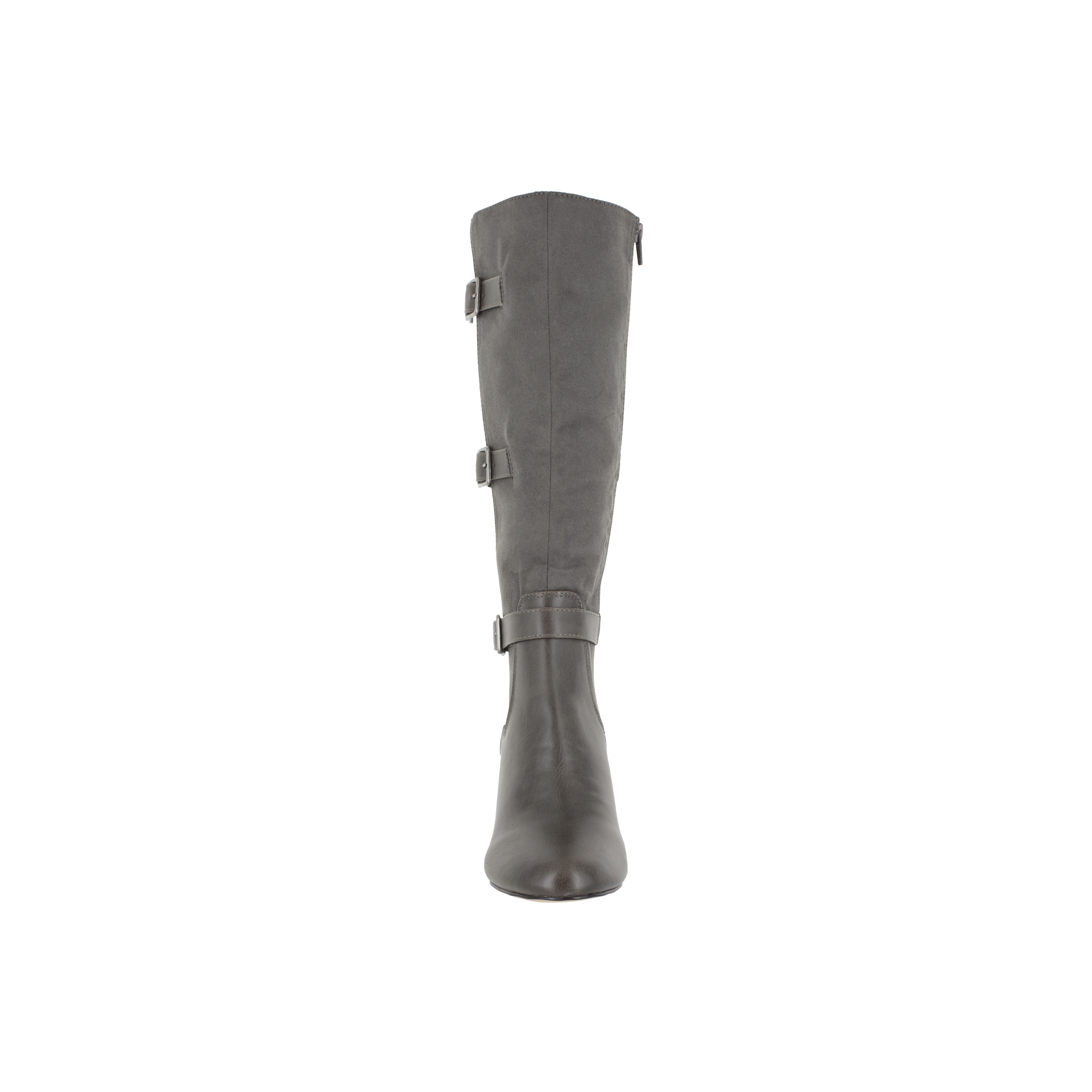 grey suede tall boot women's
