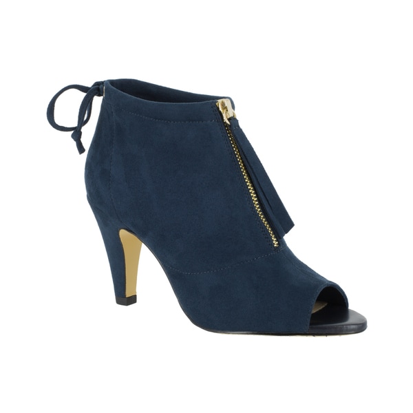 bella vita peep toe booties