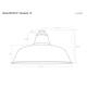 12" Goodyear LED Sconce Light with Cosmopolitan Arm in Cherry Red