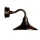 14" Calla LED Sconce Light with Chic Arm in Mahogany Bronze