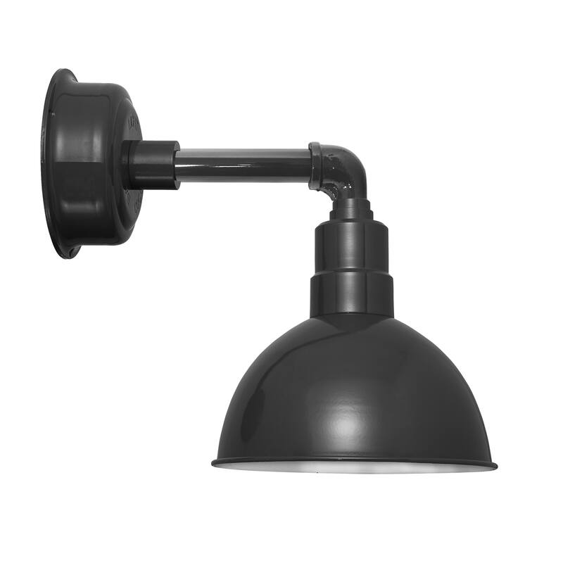 14" Blackspot LED Sconce Light with Cosmopolitan Arm in Black