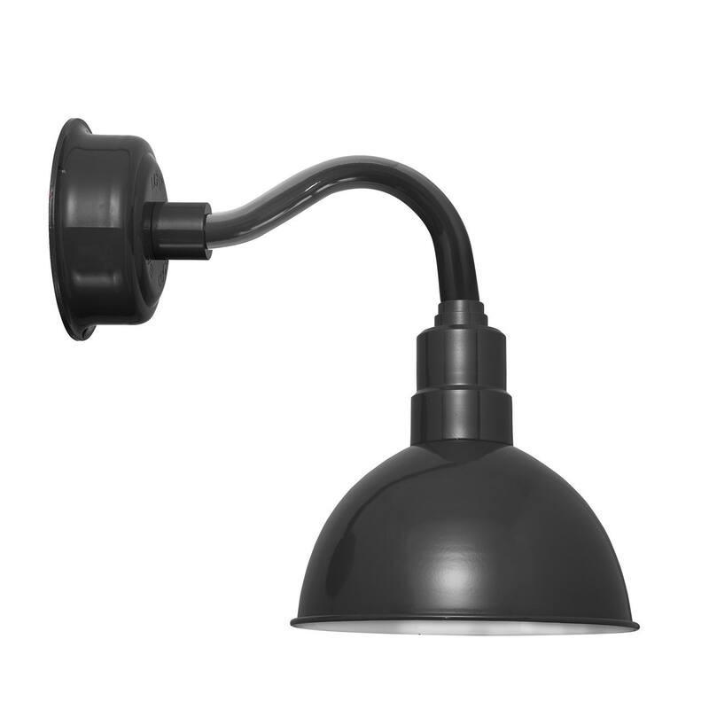 14" Blackspot LED Sconce Light with Chic Arm in Black