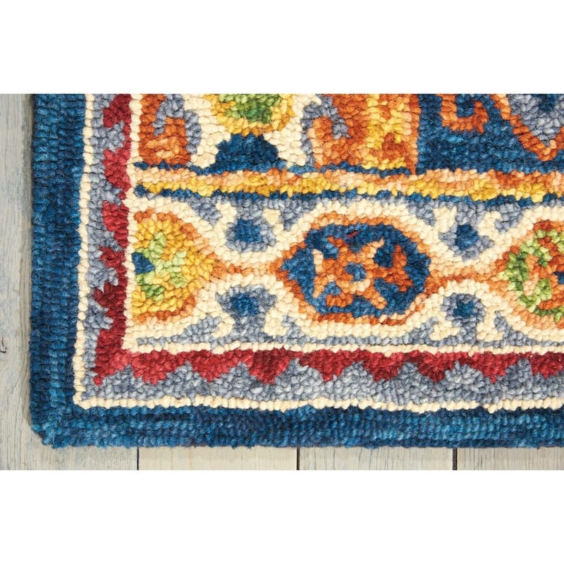 Nourison Vibrant Traditional Wool Area Rug