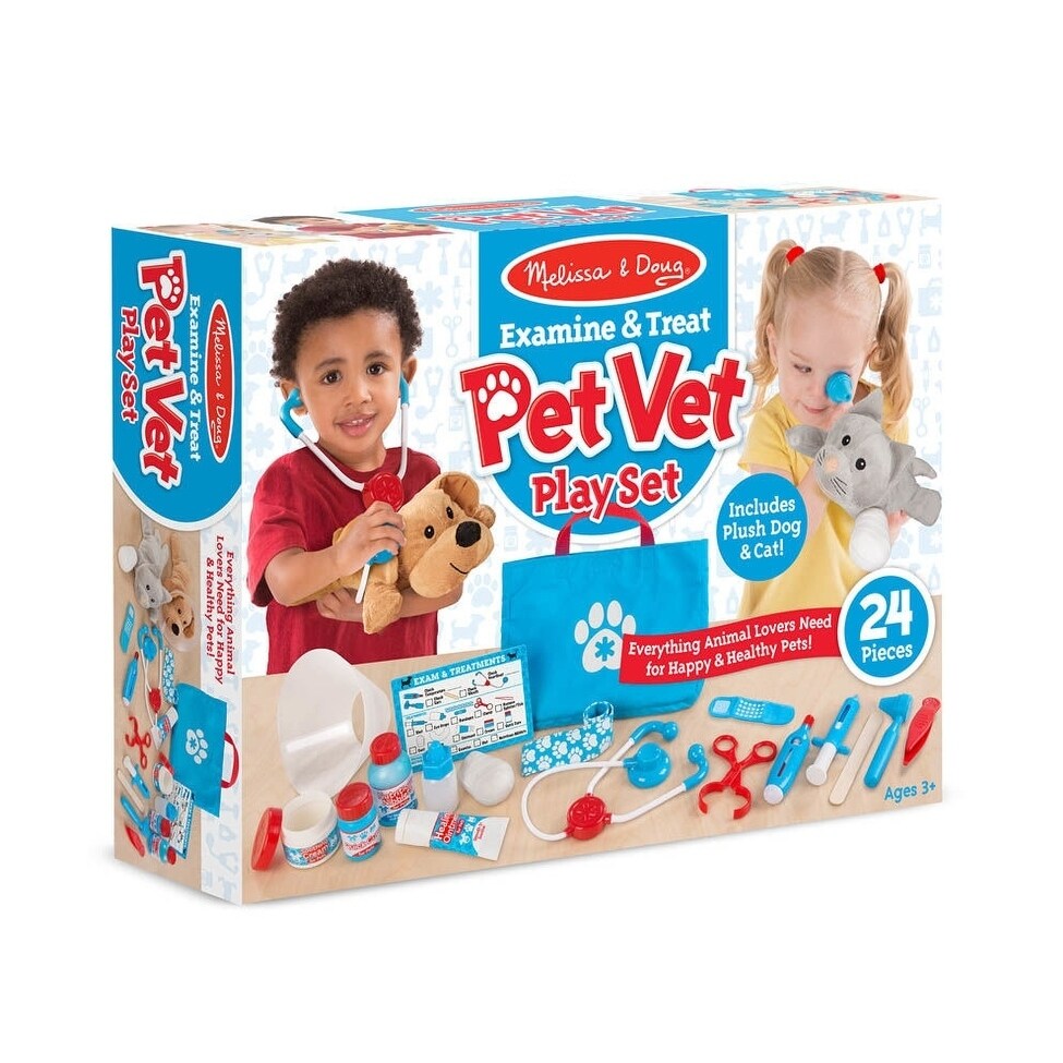 wooden vet play set