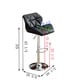 preview thumbnail 2 of 54, Roundhill Furniture Glasgow Height-adjustable Tufted Faux Leather Bar Stools (Set of 2)