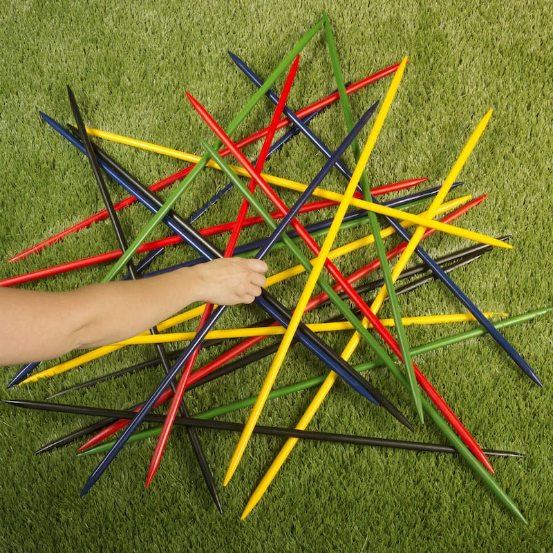 Hey! Play! Jumbo Pick Up Sticks Classic Wooden Game