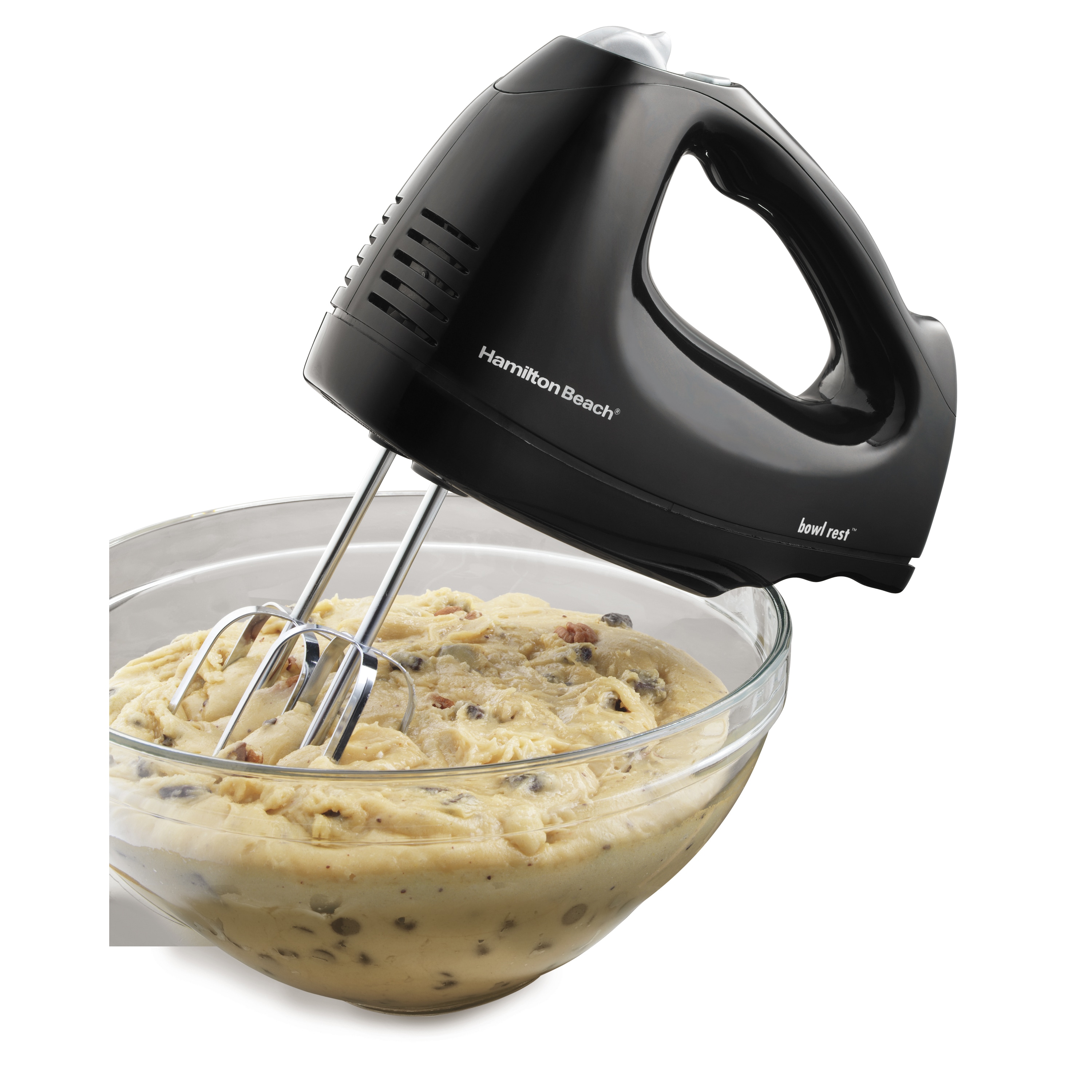 Hamilton Beach® Black 6 Speed Hand Mixer with Snap-On Case - Bed Bath &  Beyond - 16201371