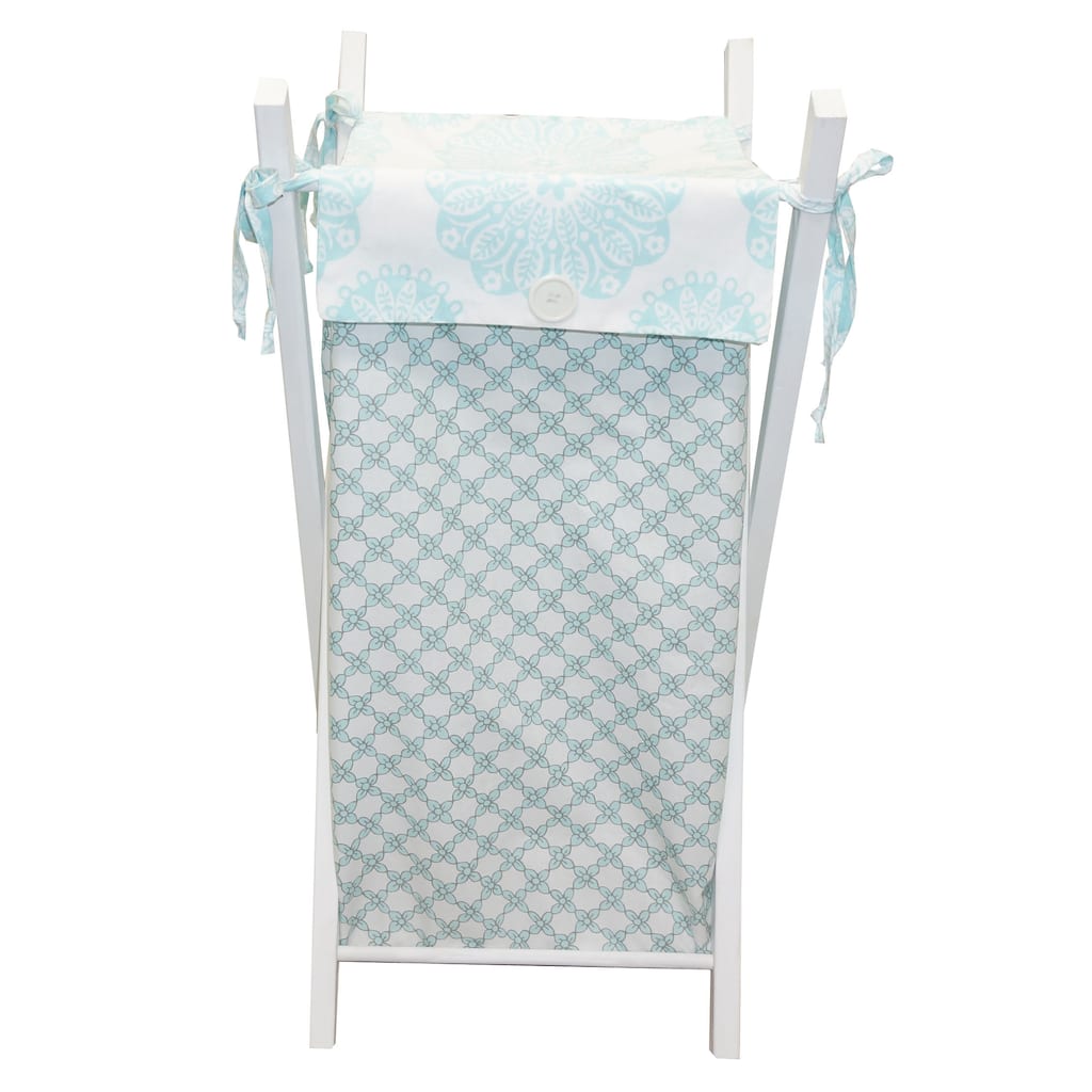 Cotton Tale Sweet and Simple Aqua/Blue Hamper