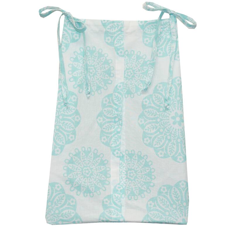 Cotton Tale Sweet and SImple Aqua/Blue Diaper Stacker - Holds approximately 4 dozen newborn diapers
