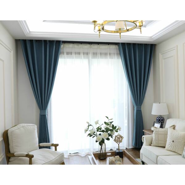 Shop Cimboo Blackout Cross Stitch Curtain Panel Pair Free
