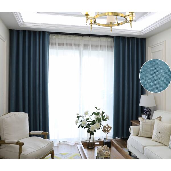 Shop Cimboo Blackout Cross Stitch Curtain Panel Pair Free