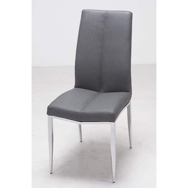 Somette Alyssa Side Chair with Chrome Legs (Set of 4)
