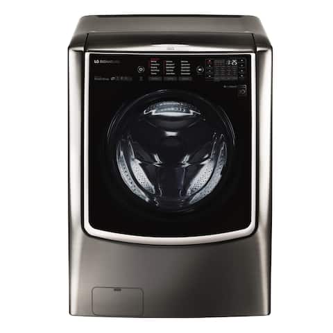 LG LG SIGNATURE 5.8 cu. ft. Mega Capacity Washer in Black Stainless Steel