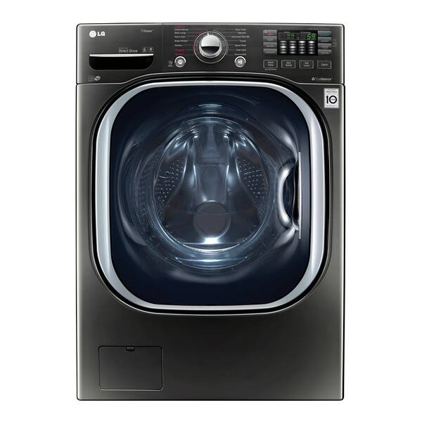 Shop Lg Wm4370hka 4 5 Cu Ft Ultra Large Capacity Turbowash Washer W Nfc Tag On In Black Stainless Steel Overstock 16686950