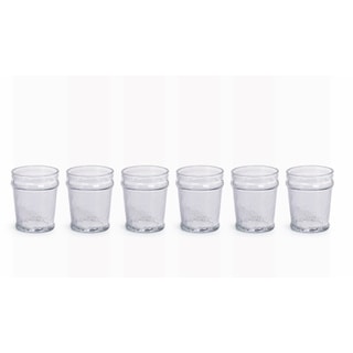"Garan" Hammered Glass Old Fashioned Glass (Set of 6)