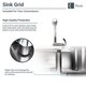 preview thumbnail 8 of 11, R1-1023 Stainless Steel Kitchen Sink with Cutting Board, Two Grids, and Two Strainers