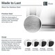 preview thumbnail 6 of 11, R1-1023 Stainless Steel Kitchen Sink with Cutting Board, Two Grids, and Two Strainers