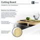 preview thumbnail 7 of 11, R1-1007 Offset Stainless Steel Kitchen Sink in 18-Gauge with Cutting Board, Two Grids, and Two Strainers