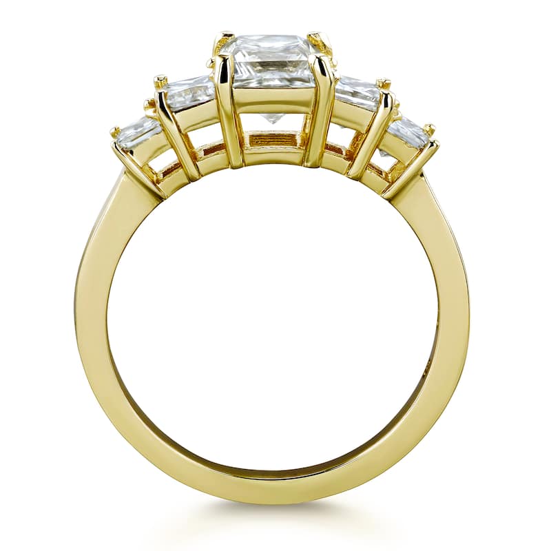 Kobelli 1.79 Carat Diamond EGL Certified 14k Solid Yellow Gold Five Stone Diamond Engagement Ring (VS2)