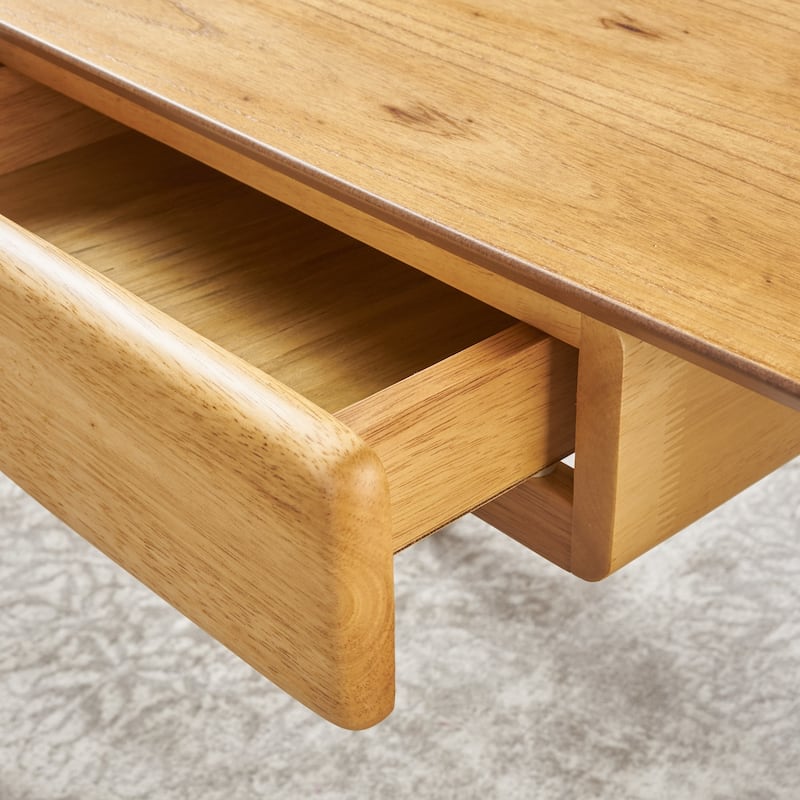 Kiersten Wood Study Table Desk with Overlay by Christopher Knight Home