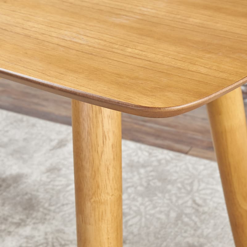 Kiersten Wood Study Table Desk with Overlay by Christopher Knight Home