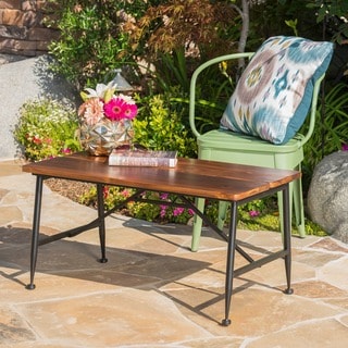 Ocala Outdoor Acacia Wood Coffee Table by Christopher Knight Home