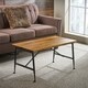 Eleanora  Acacia Wood Coffee Table by Christopher Knight Home - Thumbnail 1