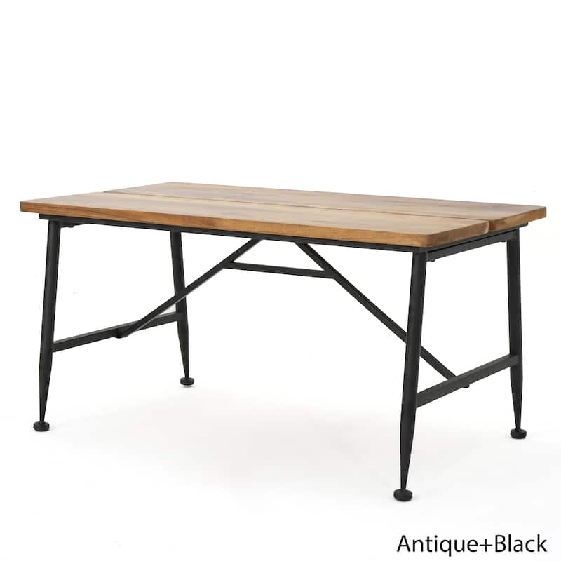 Eleanora Acacia Wood Coffee Table by Christopher Knight Home