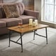 Eleanora  Acacia Wood Coffee Table by Christopher Knight Home - Thumbnail 0