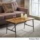 Eleanora  Acacia Wood Coffee Table by Christopher Knight Home - Thumbnail 2