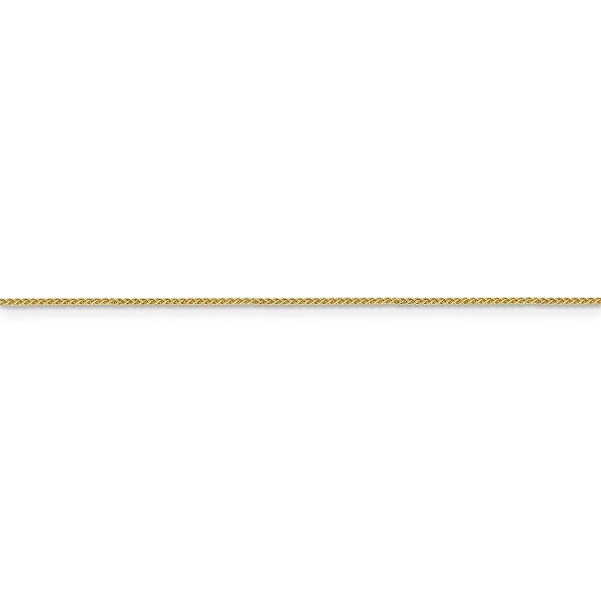 Top 10 Jewelry Gift 14k 0.80mm Spiga Pendant Chain