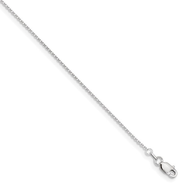 10k .6mm Solid Diamond-Cut Cable Chain