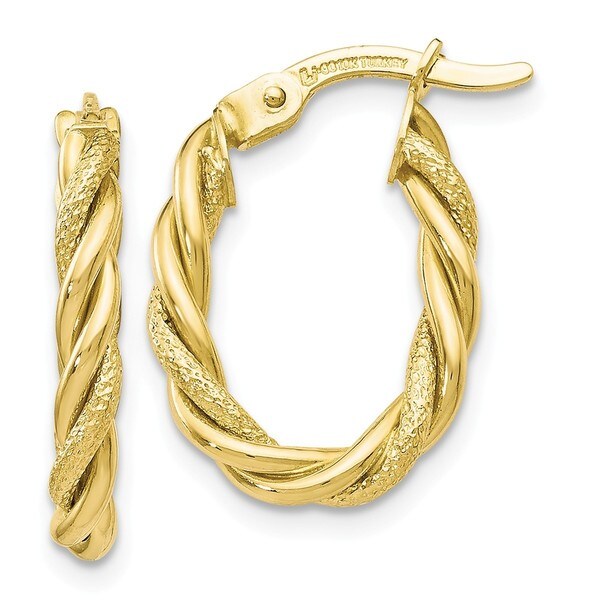 Versil 10 Karat Gold Earrings Free Shipping Today Versil 10 Karat Gold Earrings