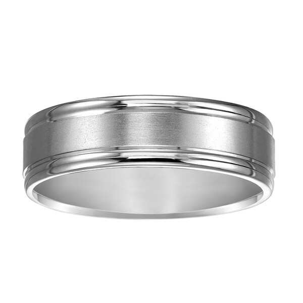 Ring Size 12.5 Security Jewelers Titanium 7mm Ridged Band Size 12.5