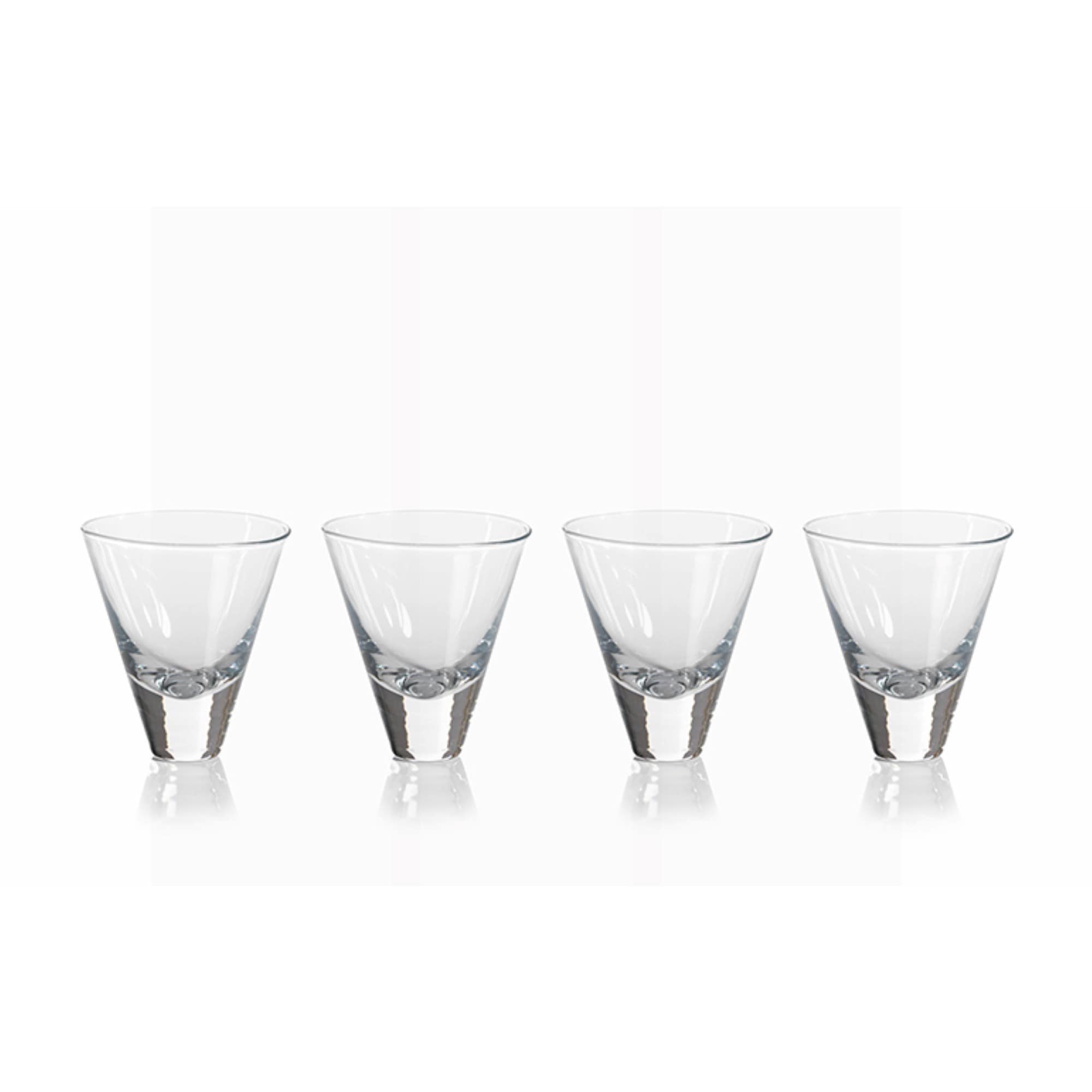 Tall Cocktail Glasses Set of 4