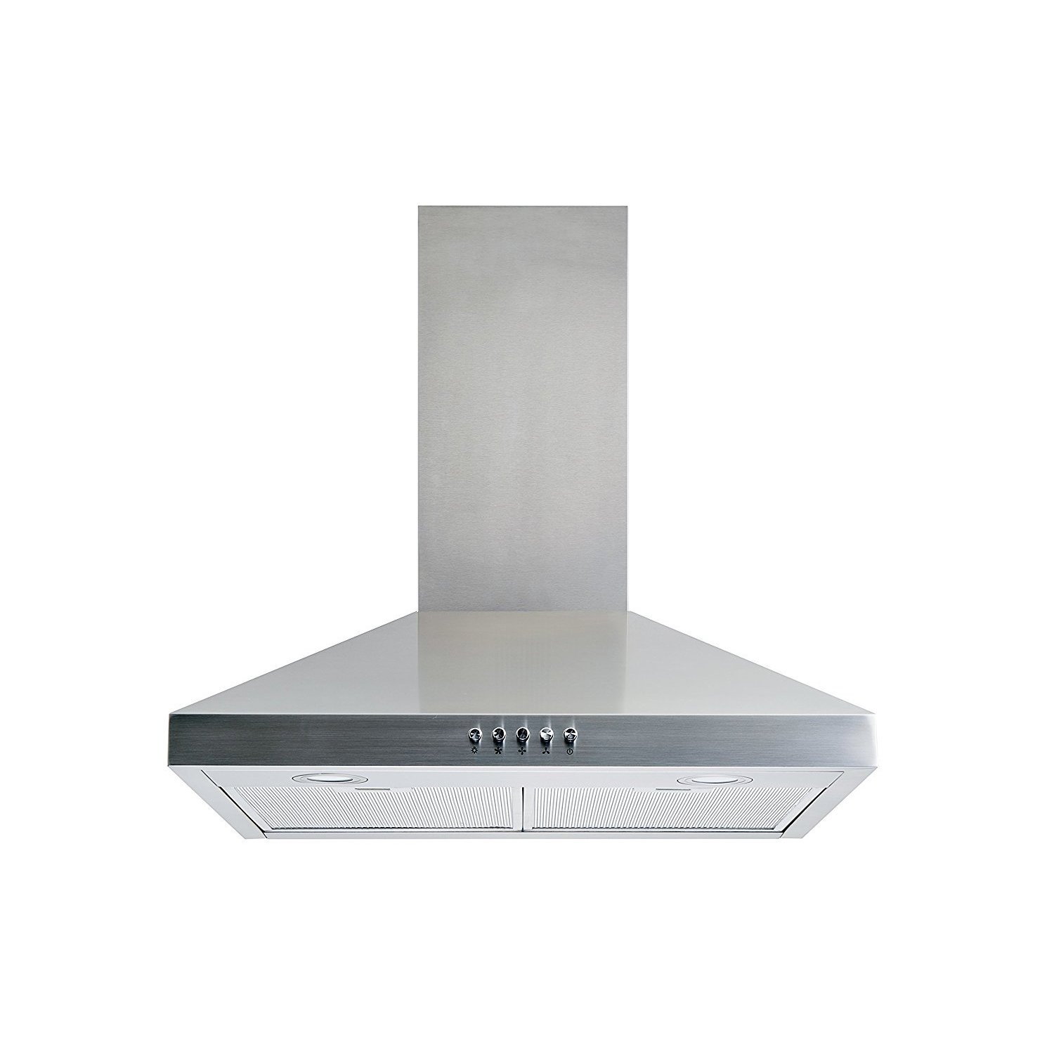 Hauslane 30 Pro Wall Mount Range Hood Powerful Suction, 3 Speeds, LED, Baffle Filters, Convertible, Stainless Steel