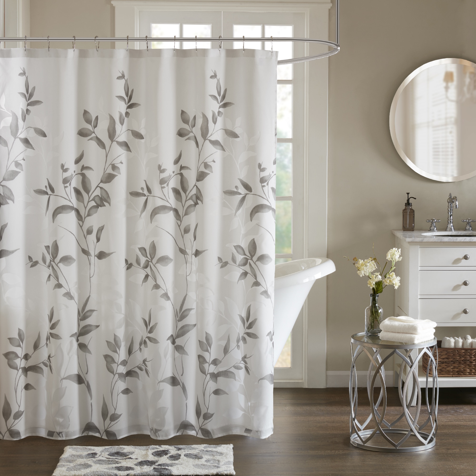 30 Cool Grey Bathroom Shower Curtains Home, Family, Style and Art Ideas