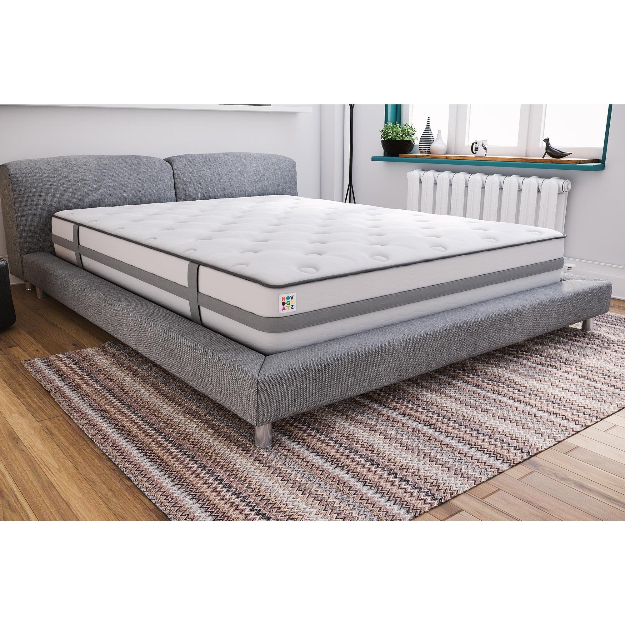 Shop Novogratz Atlas Fullsize Latex Memory Foam Mattress