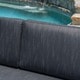 preview thumbnail 4 of 12, Puerta Outdoor 7-seater Wicker Sectional by Christopher Knight Home