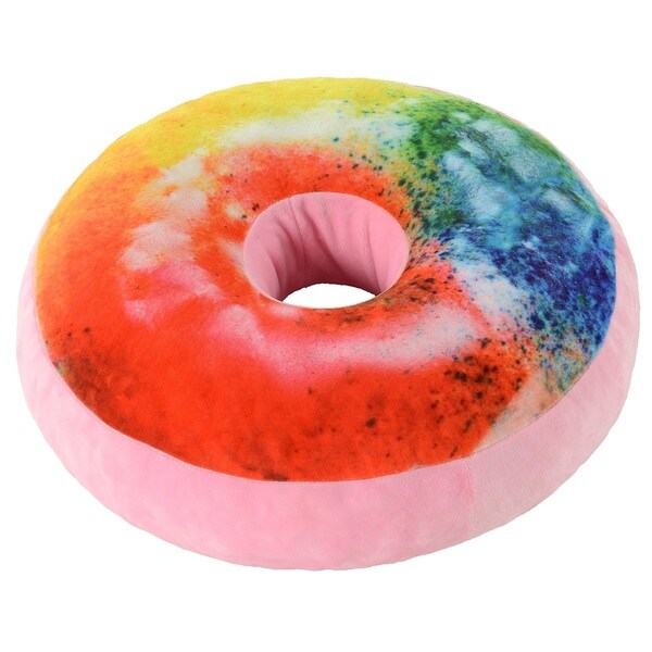 big plush donut pillow