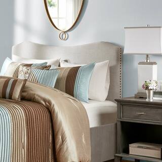 Headboards For Less Clearance Liquidation Madison Park Bett Beige Upholstery Headboard