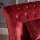 preview thumbnail 17 of 27, Rubie Modern Glam Tufted Velvet Chaise Lounge by Christopher Knight Home