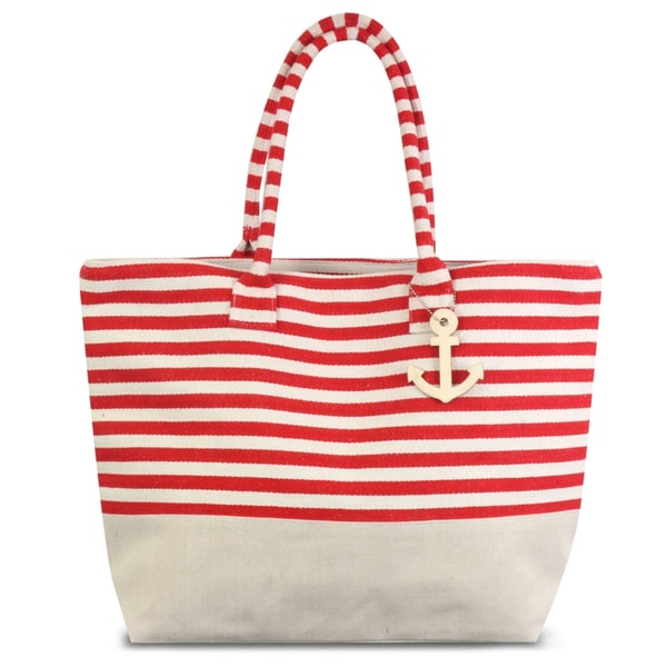 red tote purse