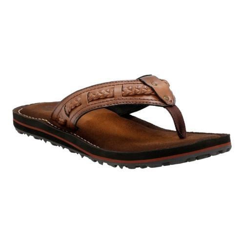 clarks leather flip flops