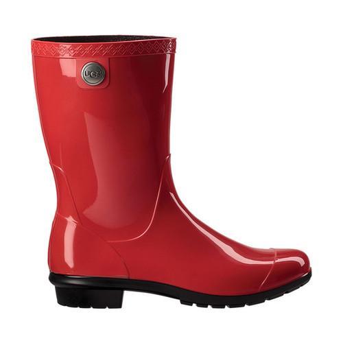 sheepskin lined rain boots