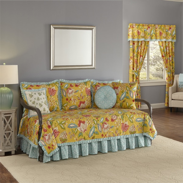 Waverly Modern Poetic Reversible Daybed Quilt Set
