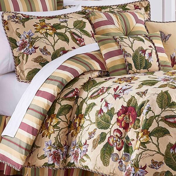 Shop Waverly Laurel Springs King 100 Cotton 4 Piece Comforter Set
