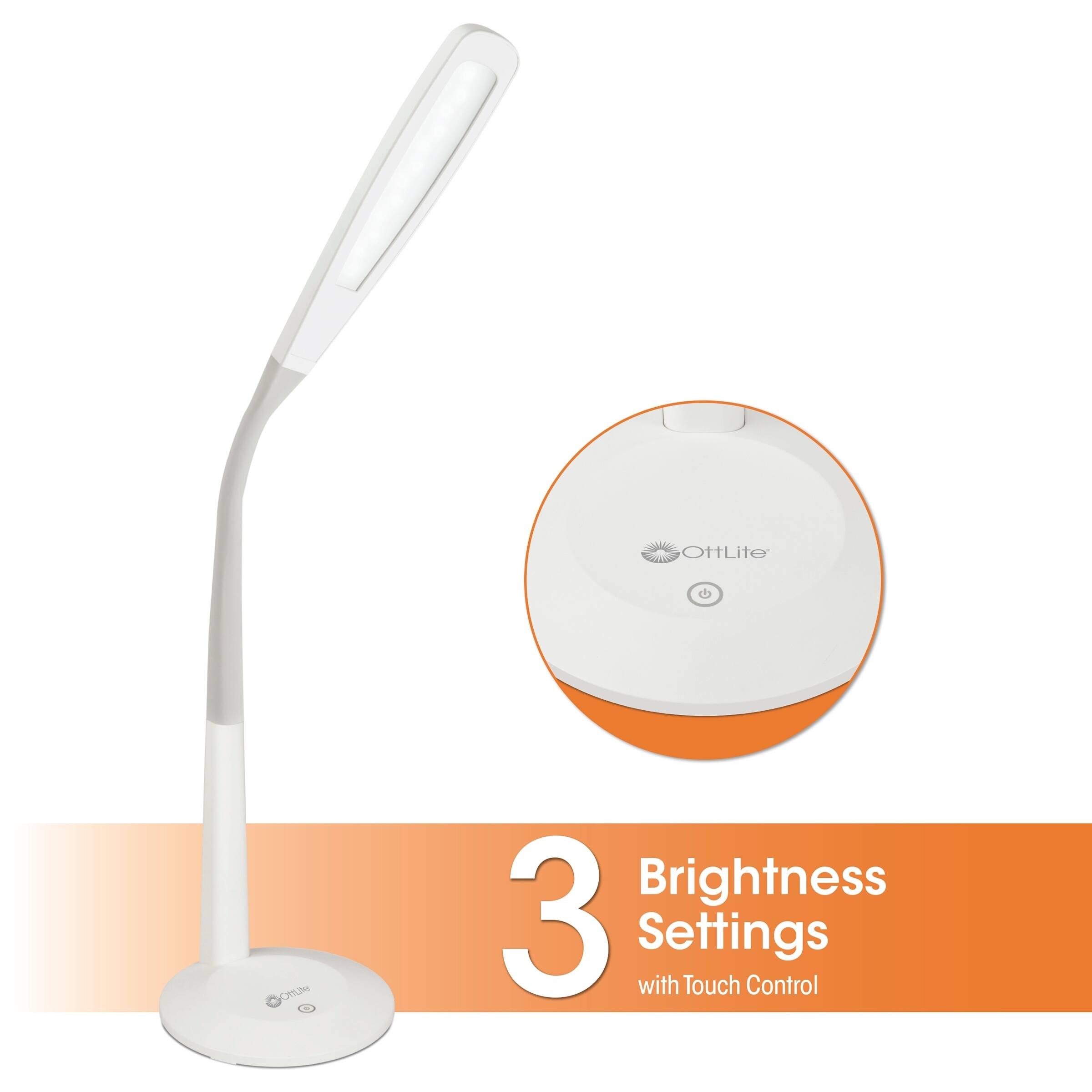 OttLite Natural Daylight LED Flex Lamp, White Bed Bath & Beyond