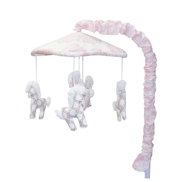 slide 2 of 5, Cotton Tale Sweet and Simple Pink Musical Mobile